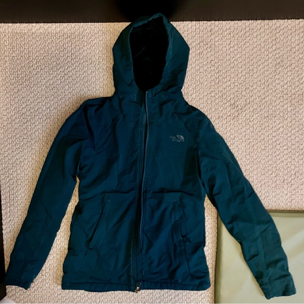 The North Face Dark Teal Hooded Jacket